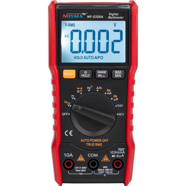 Main product image for True RMS Digital Multimeter with NCV, Frequency, Capacitance and Shock Proof Cover390-749
